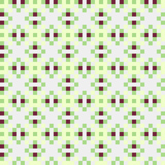 Abstract Cross Pattern generative computational art illustration