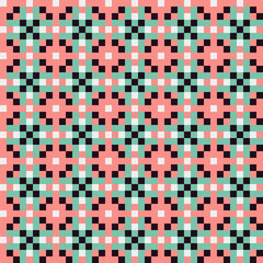 Abstract Cross Pattern generative computational art illustration
