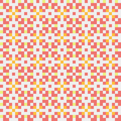 Fototapeta premium Abstract Cross Pattern generative computational art illustration