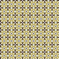 Abstract Cross Pattern generative computational art illustration