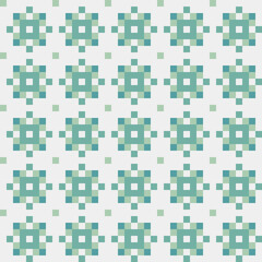 Fototapeta premium Abstract Cross Pattern generative computational art illustration