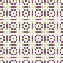 Abstract Cross Pattern generative computational art illustration