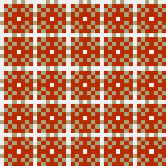 Abstract Cross Pattern generative computational art illustration
