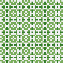 Abstract Cross Pattern generative computational art illustration