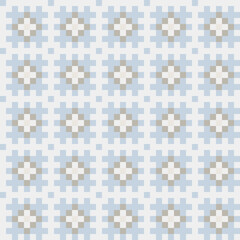 Fototapeta premium Abstract Cross Pattern generative computational art illustration