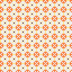 Abstract Cross Pattern generative computational art illustration