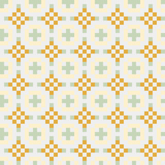 Abstract Cross Pattern generative computational art illustration