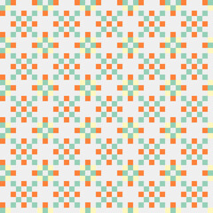 Abstract Cross Pattern generative computational art illustration