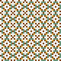 Abstract Cross Pattern generative computational art illustration