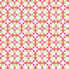 Fototapeta premium Abstract Cross Pattern generative computational art illustration