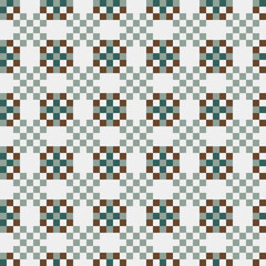 Abstract Cross Pattern generative computational art illustration