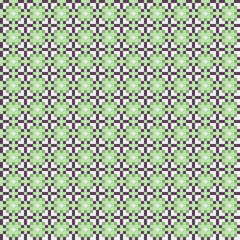 Abstract Cross Pattern generative computational art illustration