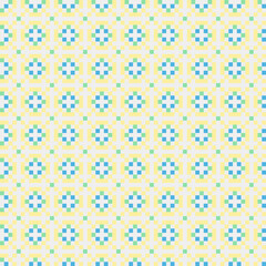 Abstract Cross Pattern generative computational art illustration