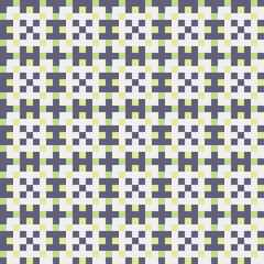 Fototapeta premium Abstract Cross Pattern generative computational art illustration