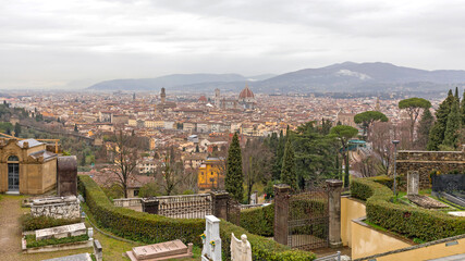 Fototapeta premium Florence Cemetery View Italy