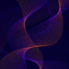 abstract twisted blened dotted lines gradient colored background