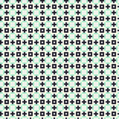 Fototapeta premium Abstract Cross Pattern generative computational art illustration