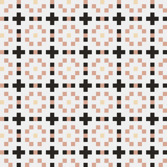 Abstract Cross Pattern generative computational art illustration