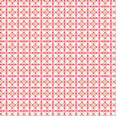 Abstract Cross Pattern generative computational art illustration