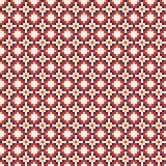 Abstract Cross Pattern generative computational art illustration