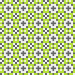 Abstract Cross Pattern generative computational art illustration