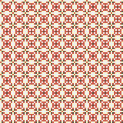 Abstract Cross Pattern generative computational art illustration