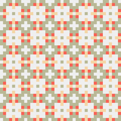 Abstract Cross Pattern generative computational art illustration