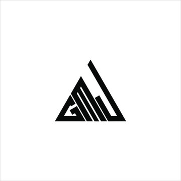 G M J letter logo abstract creative design. G M J unique design