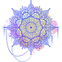 spiritual symbol round ornament