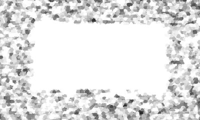 Elegant black and white backdrop. Light geometric pattern with cell effect. Cool bright futuristic modern art. Abstract web backdrop. Grungy antique cover in minimal style. Graphic decorative element