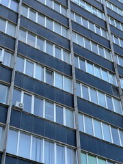 building facade with windows 