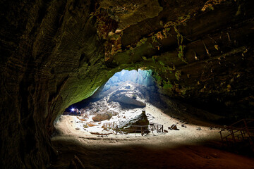 a cenote hole in big cave