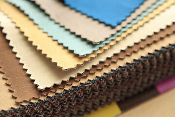 fabric color samples swatch book