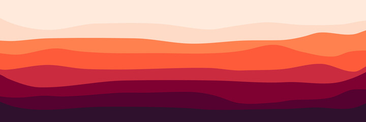 Obraz premium landscape mountain scenery vector illustration for pattern background, wallpaper, background template, design template and backdrop design 