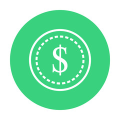 Obraz premium us coin vector, cent coin for paying and investment of businessman, cryptocurrency in trade