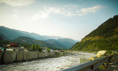 Fototapeta na wymiar beautiful view of Pakistan's mountains 
