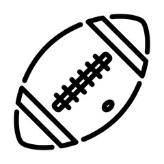 Icon Of American Football Ball