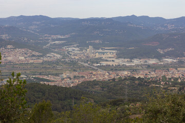 Fototapeta na wymiar Partial view of Baix Llobregat