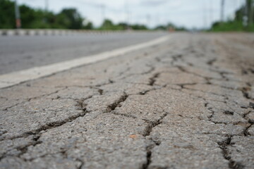 Damaged roads are dangerous for road users.