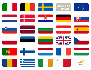 all country flags of European Union