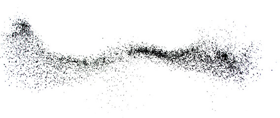 Obraz premium Blue abstract powder explosion background