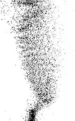 Blue abstract powder explosion background