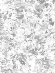 black and white background with leaves. Digital art illustration