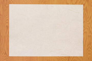 額縁 フレーム 枠 白い和紙と木の板