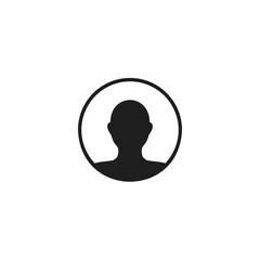 User profile picture icon vector illustration