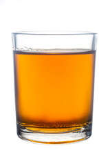 Cocktail Glass with brandy or whiskey.