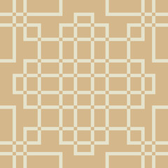 Seamless geometric background. In beige tones.