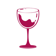 wine glass drink