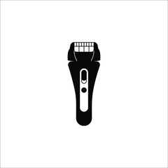 Shaver symbol hairclipper icon. Simple element illustration.  Can be used for web and mobile on white background.