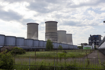 Fototapeta na wymiar Kühlturme eines Kraftwerkes